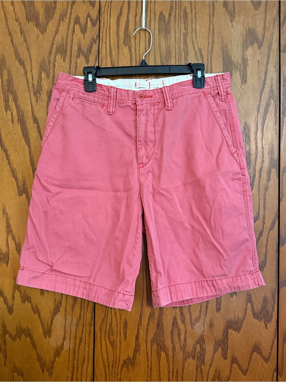 Polo Ralph Lauren Relaxed Fit Pink Chino Shorts Men's 33 Cotton